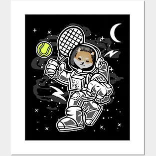 Astronaut Tennis Dogelon Mars ELON Coin To The Moon Crypto Token Cryptocurrency Blockchain Wallet Birthday Gift For Men Women Kids Posters and Art